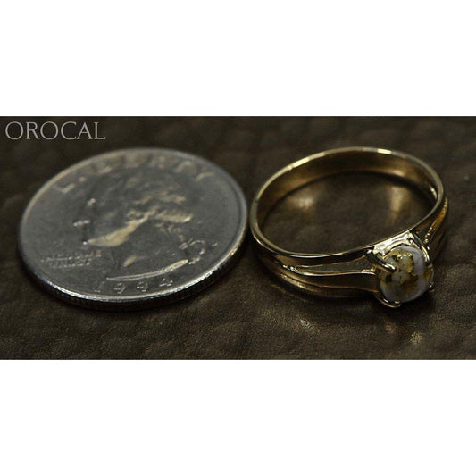 Orocal Gold Quartz Ladies Ring RL787Q-Destination Gold Detectors
