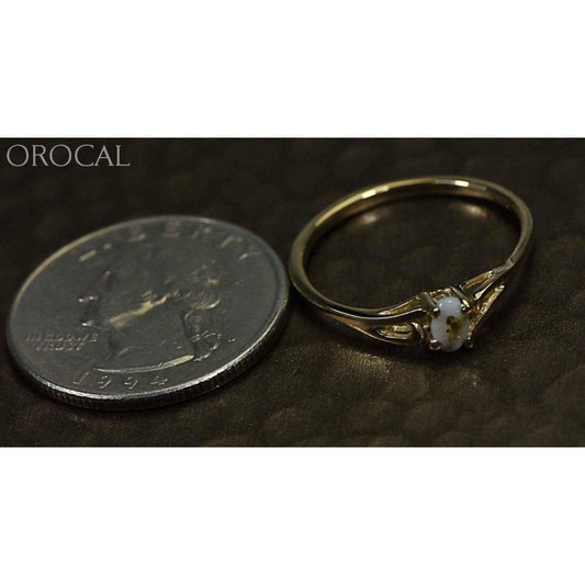 Orocal Gold Quartz Ladies Ring RL788Q-Destination Gold Detectors