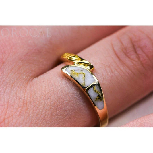 Orocal Gold Quartz Ladies Ring RL870NQ-Destination Gold Detectors