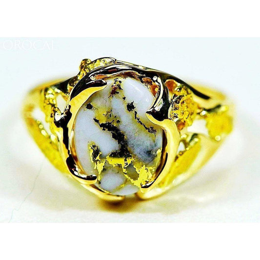 Orocal Gold Quartz Ladies Ring - RL958Q-Destination Gold Detectors