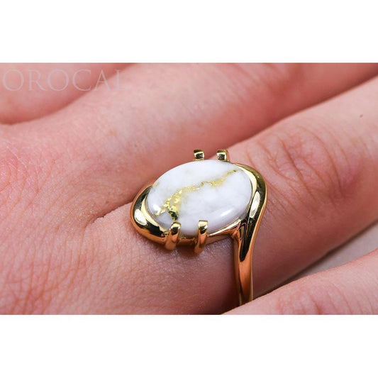 Orocal Gold Quartz Ladies Ring RL994LQ-Destination Gold Detectors