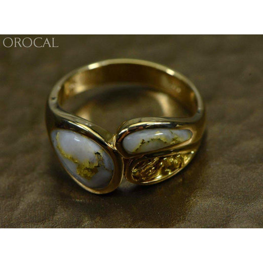 Orocal Gold Quartz Ladies Ring RLL1168NQ-Destination Gold Detectors