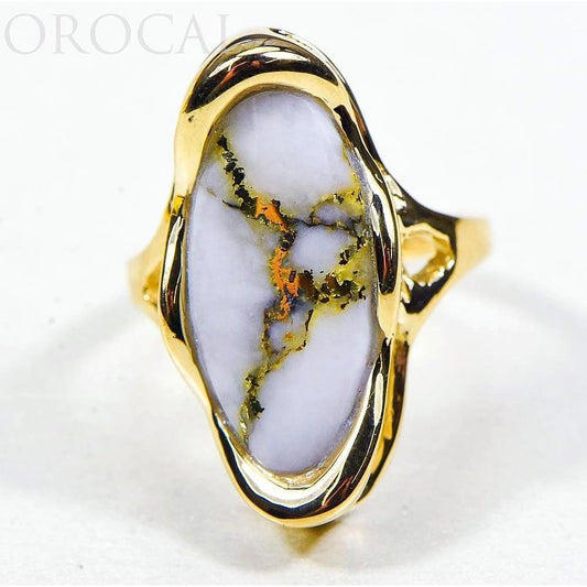 Orocal Gold Quartz Ladies Ring RLN790Q-Destination Gold Detectors