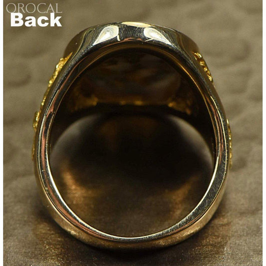 Orocal Gold Quartz Men's Ring RM627Q-Destination Gold Detectors