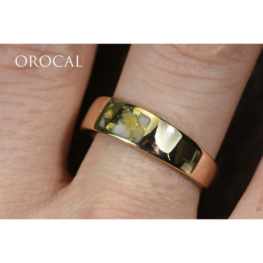 Orocal Gold Quartz Men's Ring RM652Q1-Destination Gold Detectors