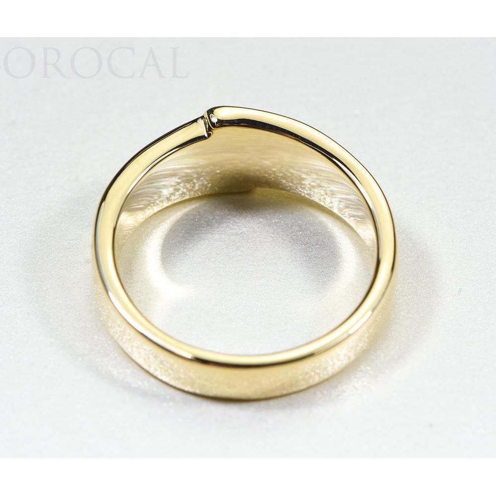 Orocal Gold Quartz Men's Ring with Diamonds RM882D8Q-Destination Gold Detectors