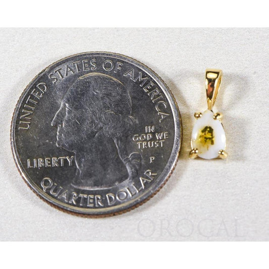 Orocal Gold Quartz Pendant P7*5QX-Destination Gold Detectors