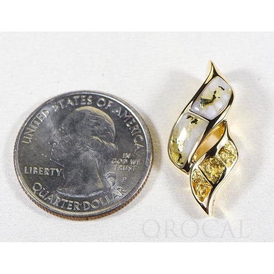 Orocal Gold Quartz Pendant - PN649NQ-Destination Gold Detectors
