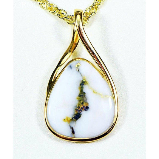 Orocal Gold Quartz Pendant PN767QX-Destination Gold Detectors