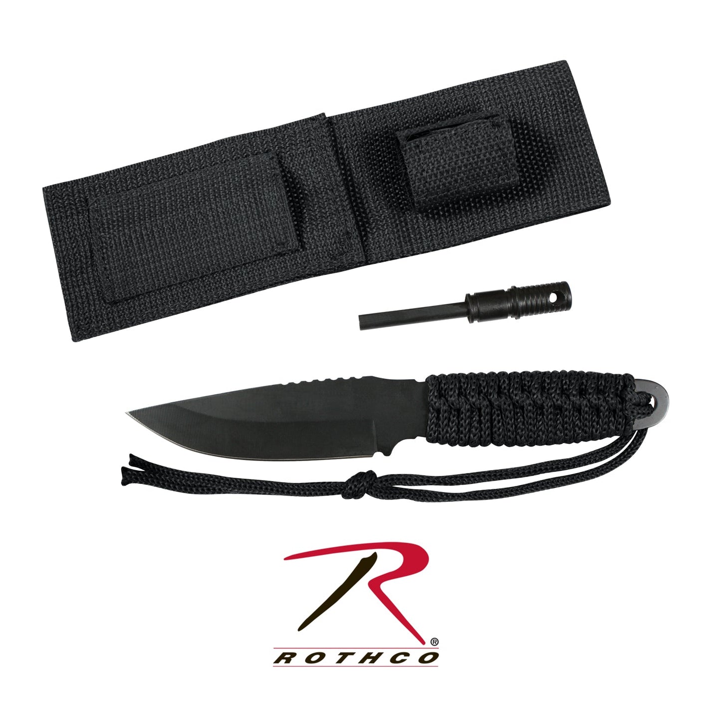 Paracord Knife With Fire Starter-Destination Gold Detectors