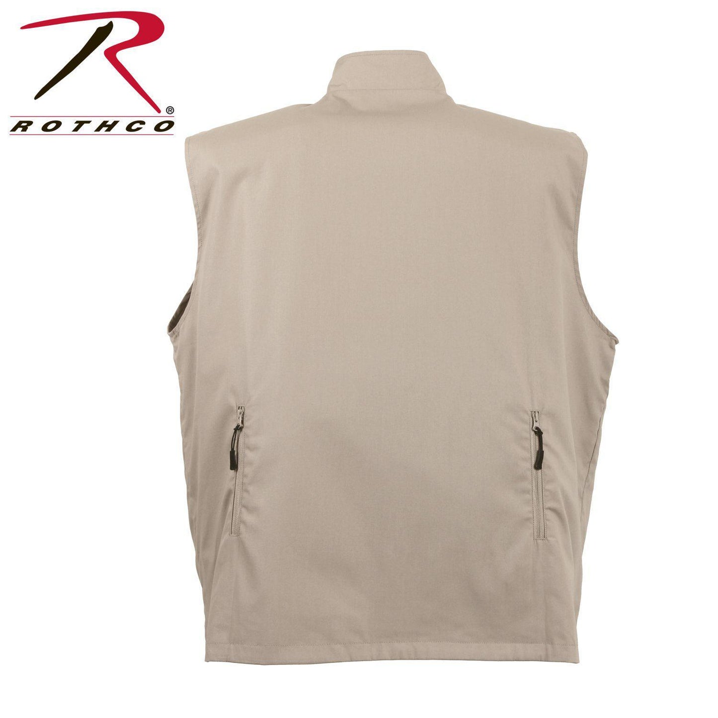 Rothco Undercover Travel Vest Khaki-Destination Gold Detectors
