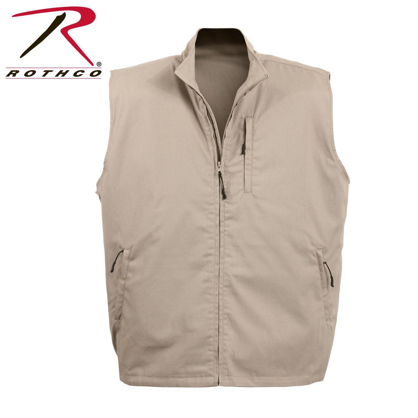 Rothco Undercover Travel Vest Khaki-Destination Gold Detectors