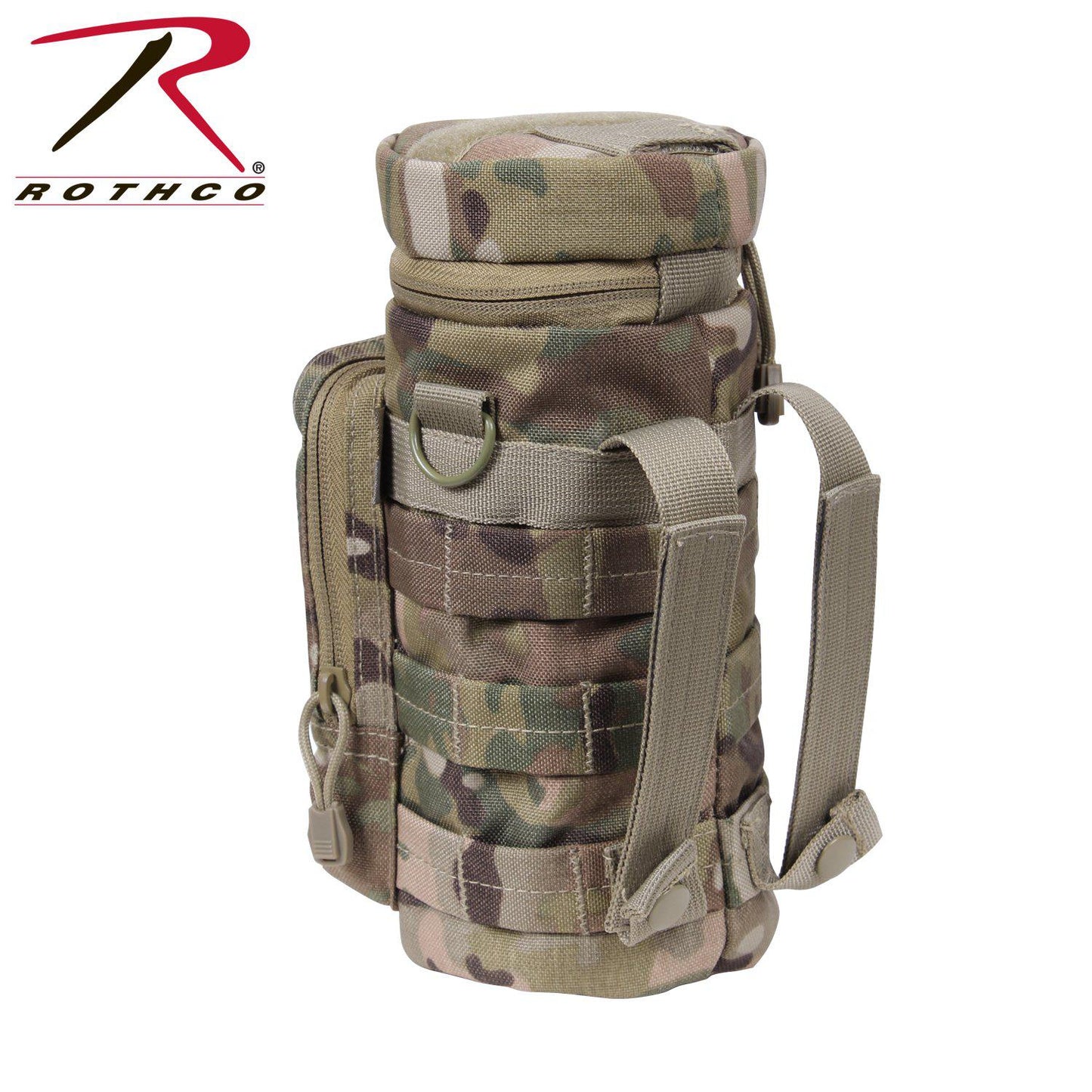 Rothco Water Bottle Survival Kit With MOLLE Compatible Pouch Coyote Brown-Destination Gold Detectors