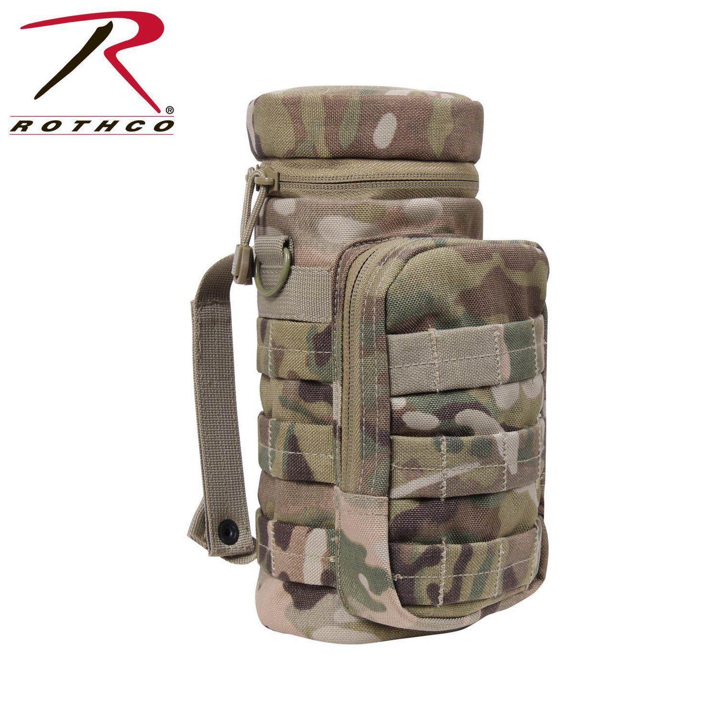 Rothco Water Bottle Survival Kit With MOLLE Compatible Pouch Coyote Brown-Destination Gold Detectors