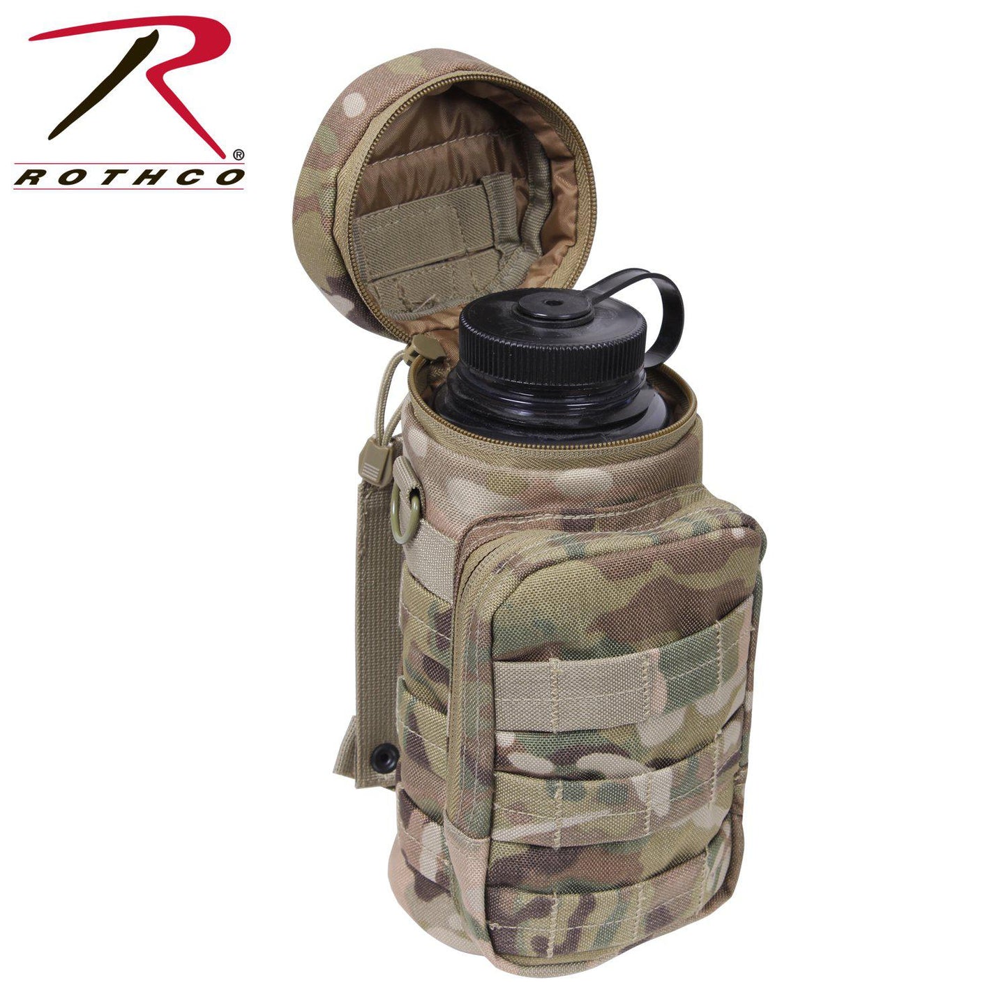 Rothco Water Bottle Survival Kit With MOLLE Compatible Pouch Coyote Brown-Destination Gold Detectors