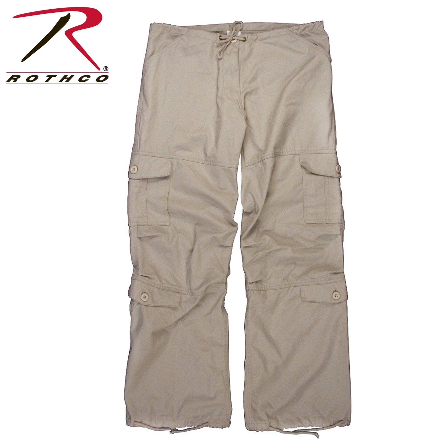 Womens Vintage Paratrooper Fatigue Pants-Destination Gold Detectors