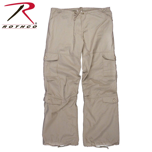 Womens Vintage Paratrooper Fatigue Pants-Destination Gold Detectors