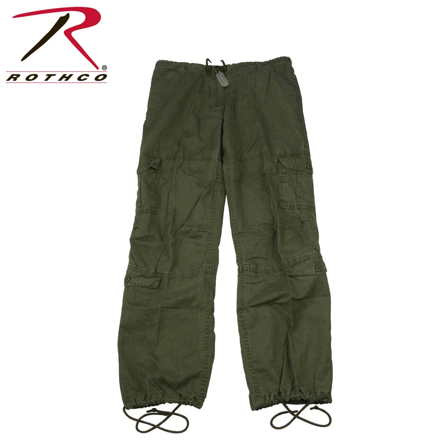 Womens Vintage Paratrooper Fatigue Pants-Destination Gold Detectors