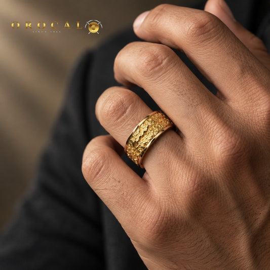 Men's Gold Nugget Ring OROCAL - Destination Gold Detectors