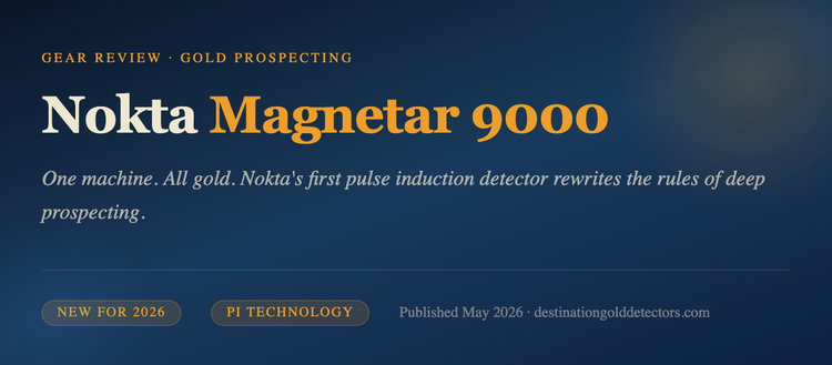 Nokta Magnetar 9000 - One machine. All Gold.