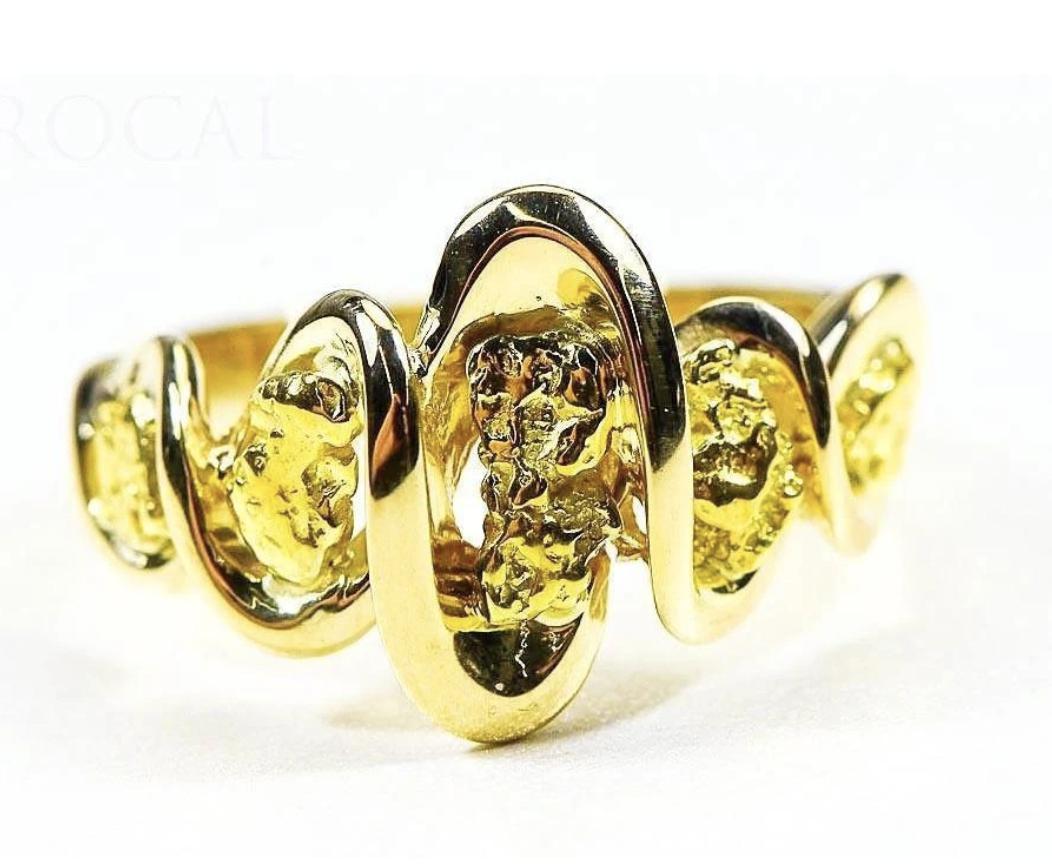 Gold Nugget Ladies Rings