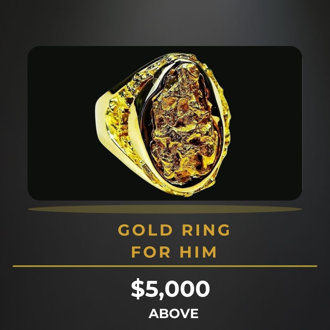 Gold Rings For Him $5,000+