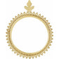 14K Gold Coin Frame w/ Halo for 1 oz American Gold Buffalo Round