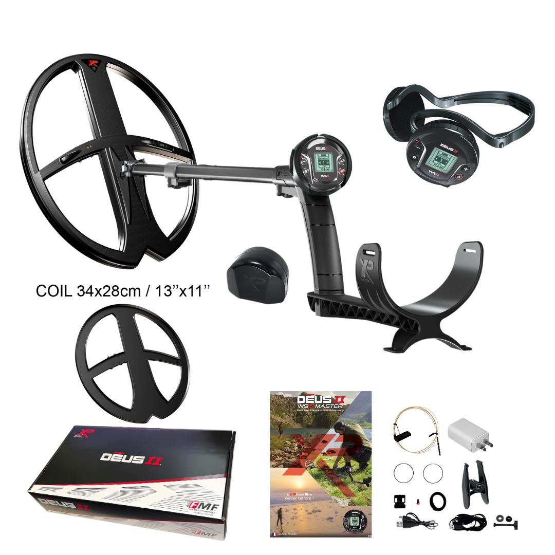 XP DEUS II WS6 Master Metal Detector Fast Multi Frequency