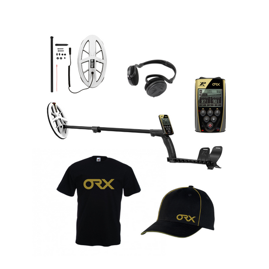 XP ORX Metal Detector 9.5x5" Elliptical Coil and Wireless Headphones