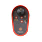 A red and black electronic control module labeled FPID2200, featuring a central rotary knob, four indicator lights, and a compass needle graphic, shown on a plain white background.
