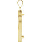 14K Gold Coin Frame Bezel Pendant Mounting for American Eagle 1 Oz and South African Krugerrand 1 Oz Round