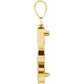 14K Gold Frame for Chinese Panda 1/2 Oz Round