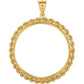 14K Gold Frame for American Eagle 1 Oz Round