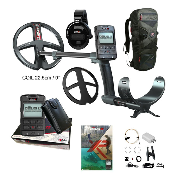 XP DEUS II RC Metal Detector with WSAII XL, Backpack 240 - Destination Gold Detectors