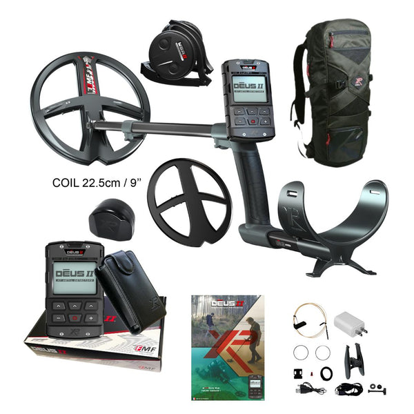 XP DEUS II Metal Detector with WSAII Headphones, Backpack 240 - Destination Gold Detectors