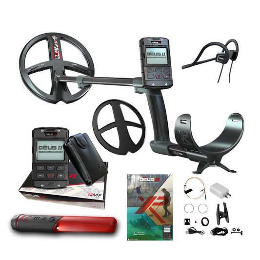 XP DEUS II RC FMF Metal Detector with BH-01 and MI-6