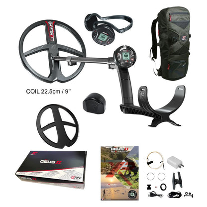 DEUS II WS6 Master Metal Detector with Backpack 240 - Destination Gold Detectors