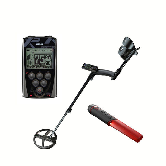 XP DEUS Metal Detector Coil RC & MI-6 Pointer Promo