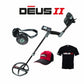 XP DEUS II Metal Detector with WS6 Headphones, DEUS II Cap, and DEUS II  T-Shirt