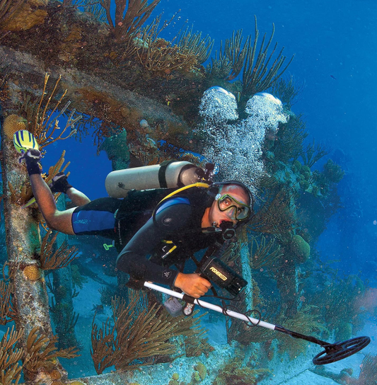 Fisher 1280X Underwater Metal Detector-Destination Gold Detectors