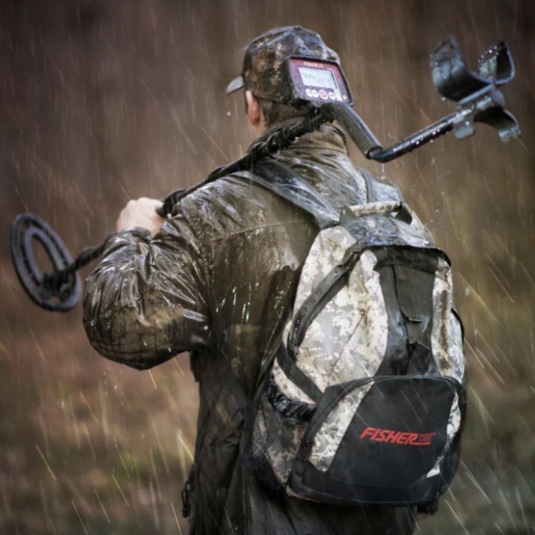 FISHER F22 Metal Detector 9" and 11" Coil Metal Detector - Destination Gold Detectors