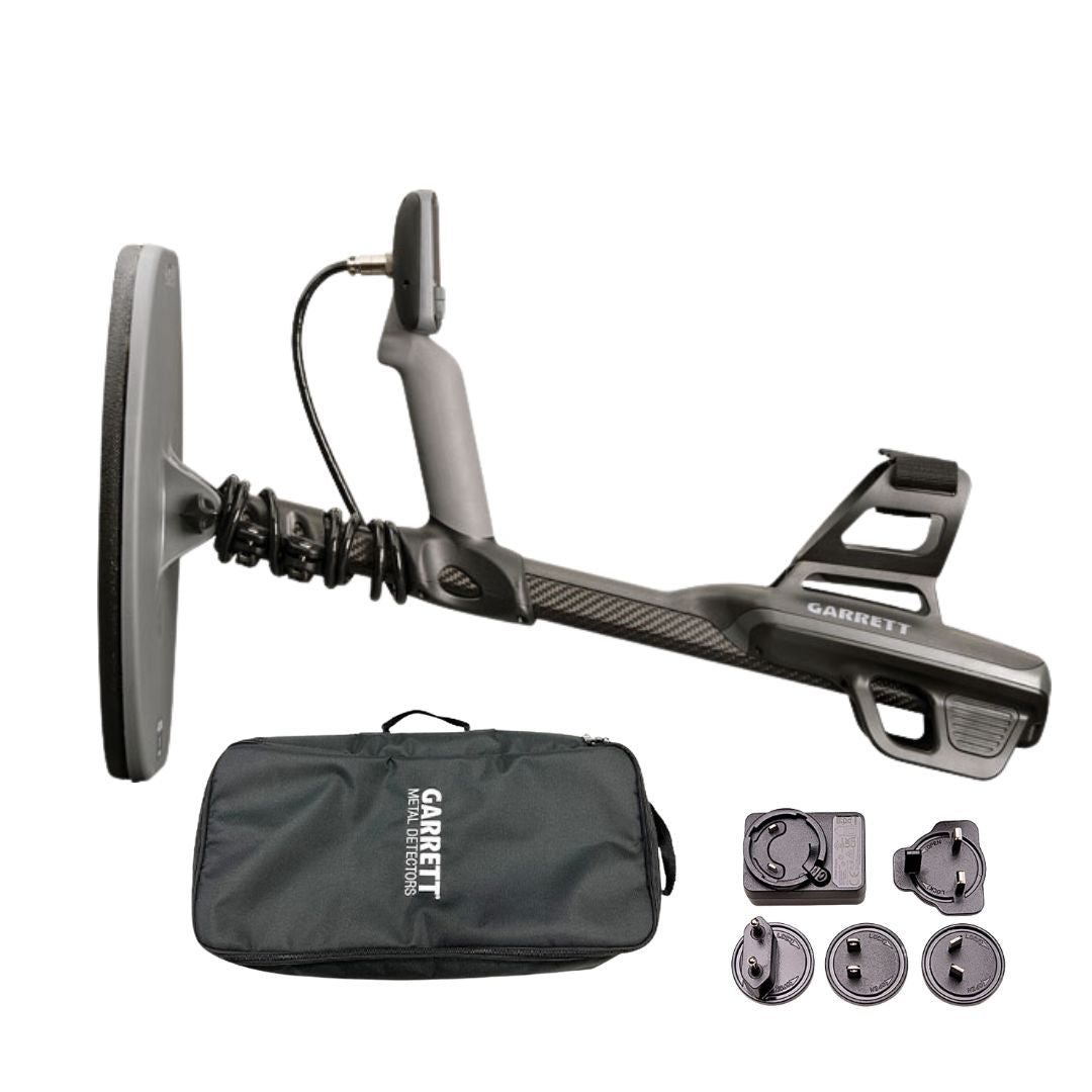 Garrett Axiom PI Gold Detector LITE Package with 11" Mono Search Coil