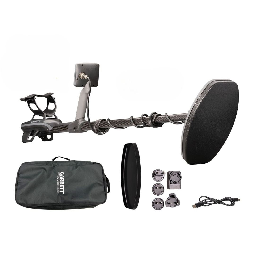 Garrett Axiom PI Gold Detector LITE Package with 11" Mono Search Coil