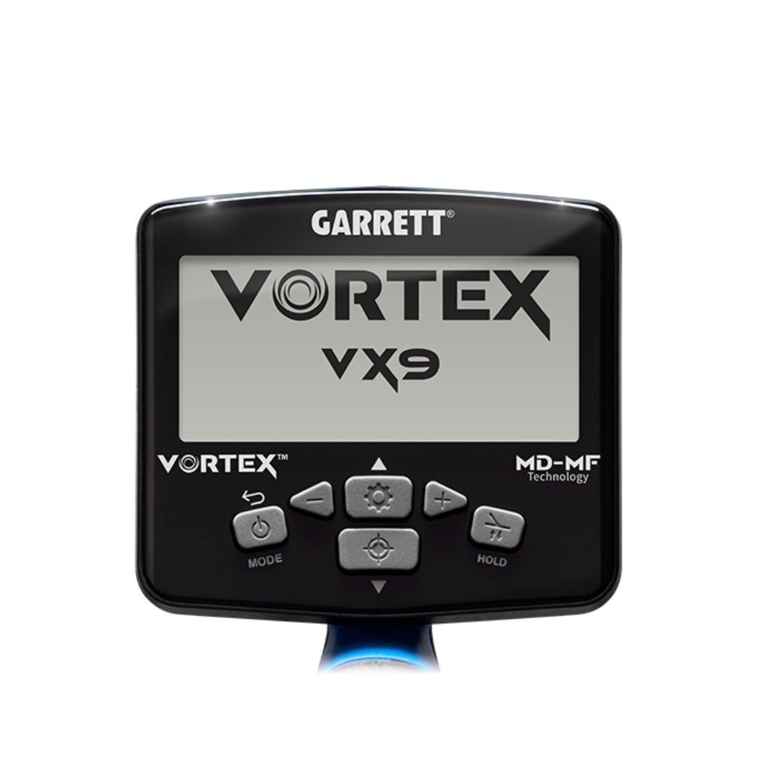 Garrett Vortex VX9 Metal Detector with Keeper Cleaner Brush