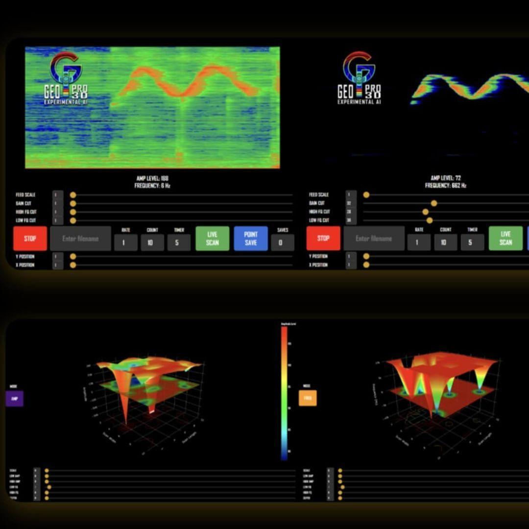 Geo Pro 3D Metal Detector Visualization Software