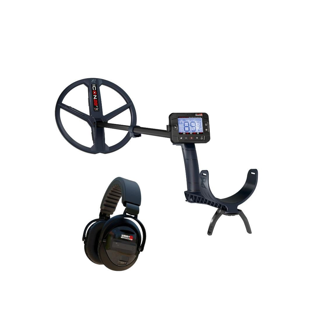 XP Icon X Metal Detector with WSA-XL Stereo Headphones