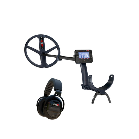 XP Icon X Metal Detector with WSA-XL Stereo Headphones