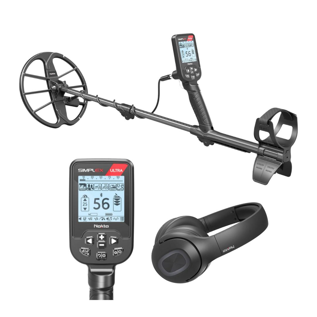 Nokta Simplex Ultra WHP Metal Detector with AccuPoint Pin-Pointer and Accessories