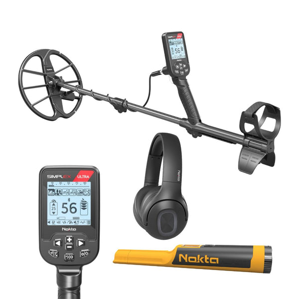 Nokta Simplex Ultra WHP Metal Detector with AccuPoint Pinpointer