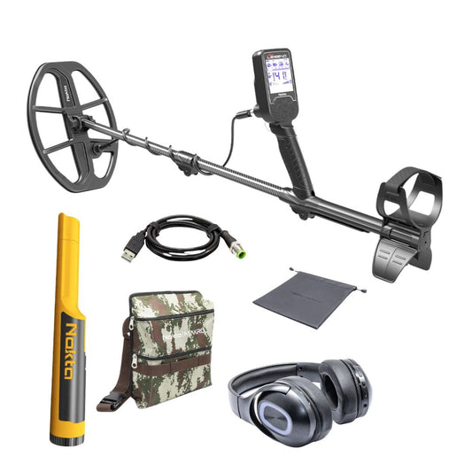 Nokta Legend WHP Metal Detector with LG30 Coil, Pouch, and FREE AccuPoint